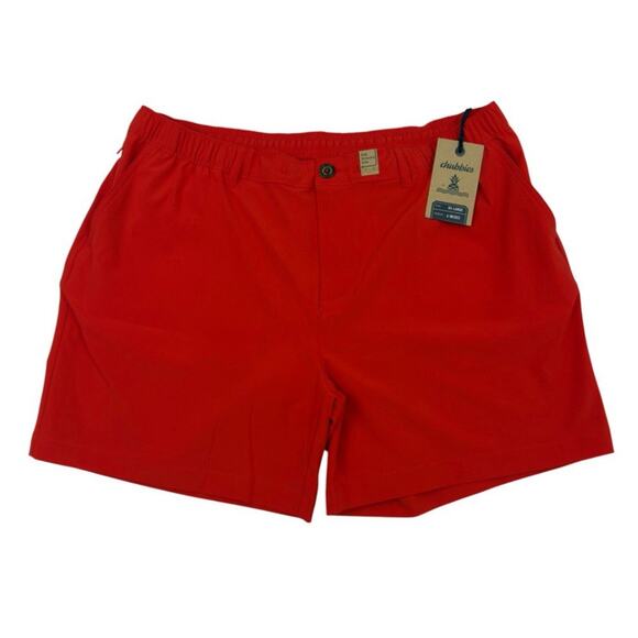 Chubbies  Everywear Shorts Mens XXL Red 6” Inseam Performance Golf NWT - Picture 1 of 13